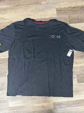 Coogi Embroidered Logo T-Shirt Black Size 5X